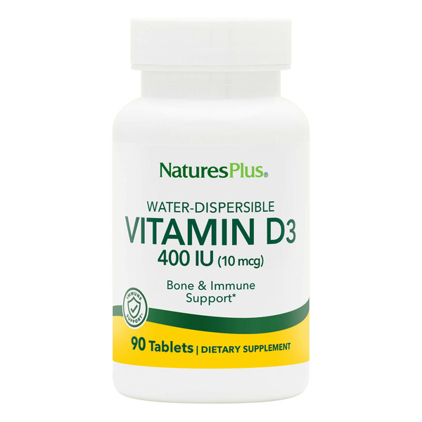 Vitamins & Minerals NaturesPlus Vitamin D3 400 IU Water-Dispersible Tablets hero