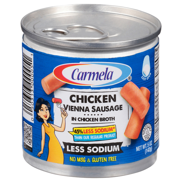 Canned Meat & Seafood Carmela Vienna Sausage, Chicken hero