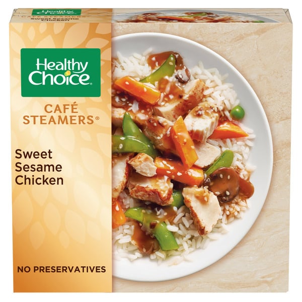 Frozen Meals Healthy Choice Café Steamers Sweet Sesame Glazed Chicken Frozen Meal hero