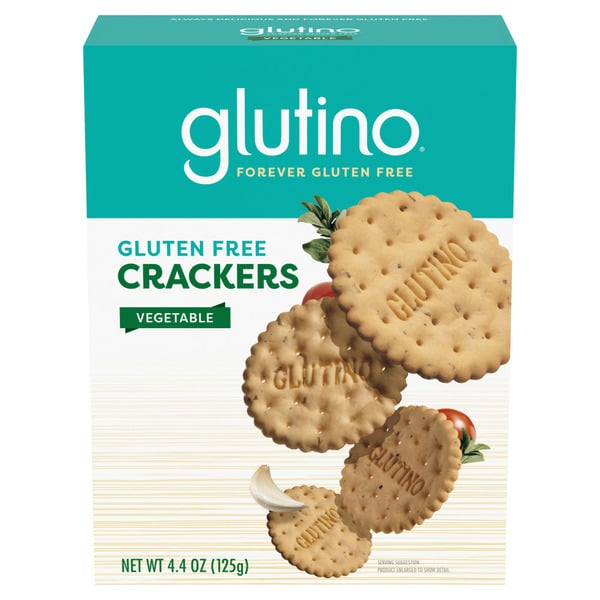 Crackers Glutino Gluten Free Vegetable Crackers hero