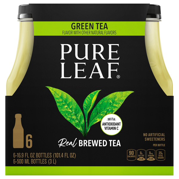 Pure Leaf Brewed Tea, Green Tea, Real hero