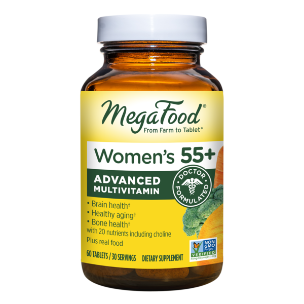 Vitamins & Supplements MegaFood Women's 55+ Advanced Multivitamin - tablets hero