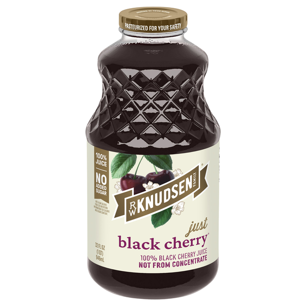 Fruit & Veggie Juice R.W. Knudsen Family Just Black Cherry Juice, 100% Juice hero