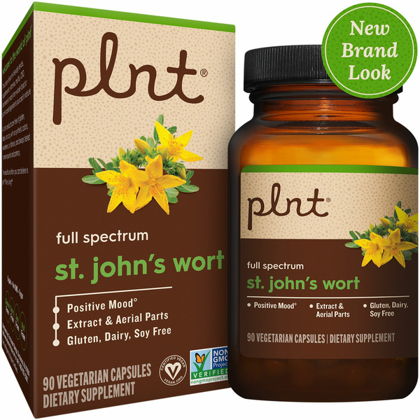 The Vitamin Shoppe plnt St. John's Wort - Supports a Positive Mood - Organic hero