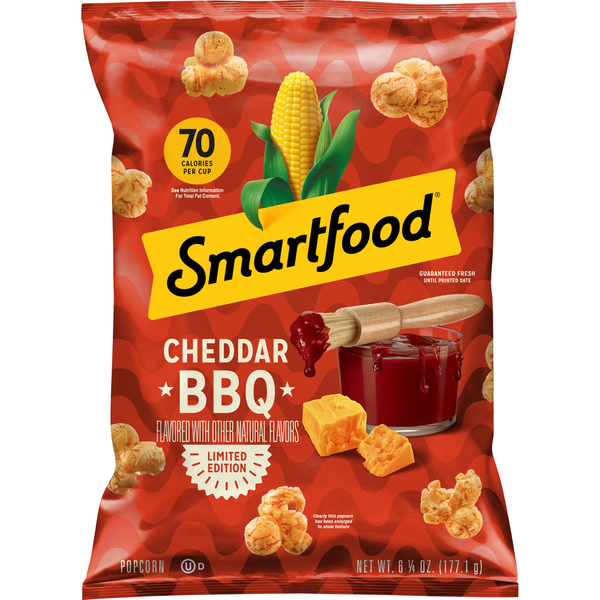 Smartfood Popcorn Cheddar BBQ hero