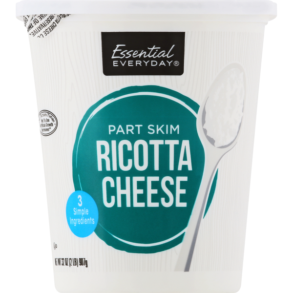 Specialty Cheeses Essential Everyday Ricotta Cheese, Part Skim hero