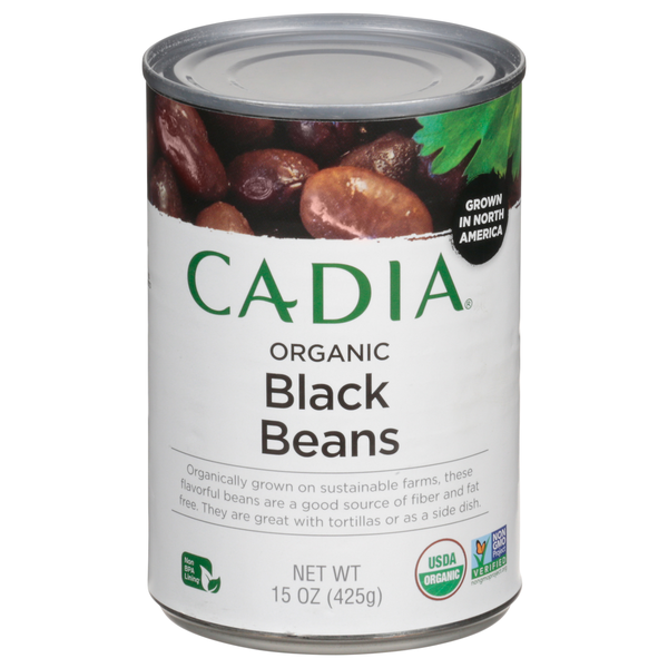 Canned Meals & Beans CADIA Black Beans, Organic hero