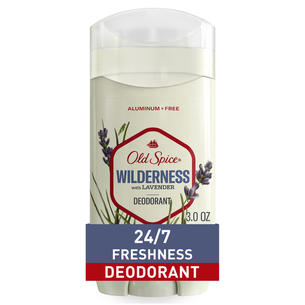 Old Spice Men's Deodorant Aluminum-Free Wilderness with Lavender hero