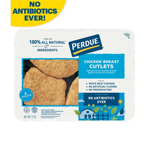 Packaged Poultry Perdue Breaded Chicken Breast Cutlets hero