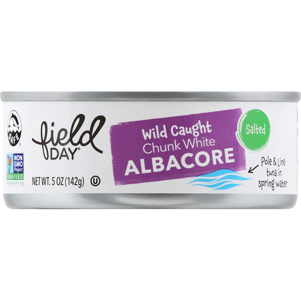 Canned Meat & Seafood FIELD DAY Albacore, Salted, Chunk White, Wild Caught hero