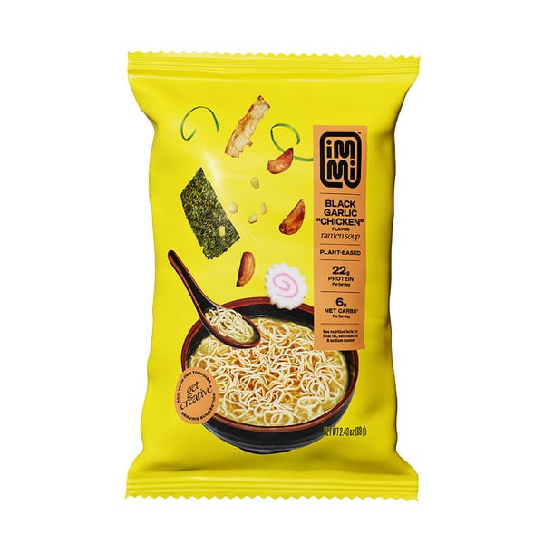 Instant Foods immi Ramen Soup, Black Garlic Chicken Flavor, Plant-Based hero