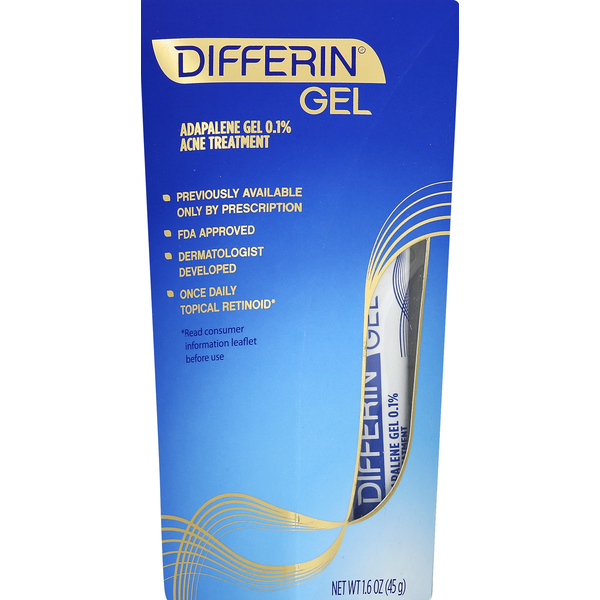 Facial Care Differin Acne Treatment, Gel hero