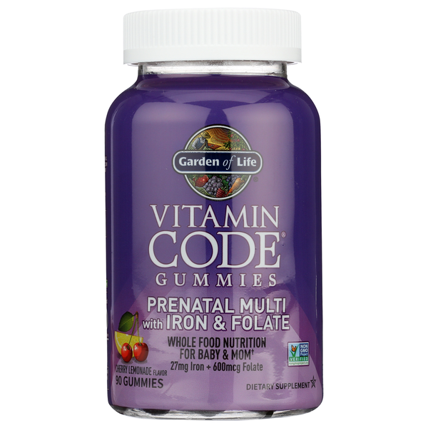 Vitamins & Supplements Garden of Life Vitamin Code Prenatal Multivitamin Gummy hero