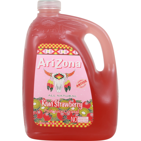 Tea AriZona Fruit Juice Cocktail, Kiwi Strawberry hero