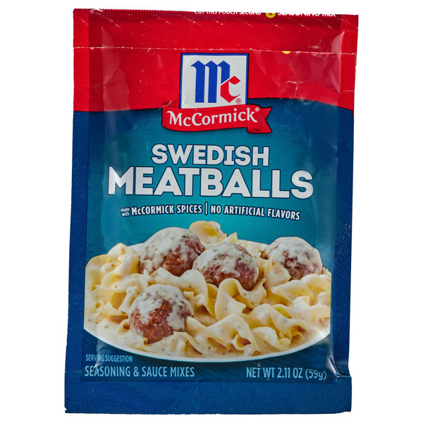 Spices & Seasonings McCormick® Swedish Meatballs Seasoning & Sauce Mixes hero