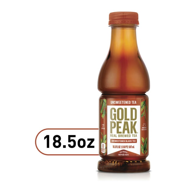 Coffee & Teas (Ready to Drink) Gold Peak Unsweetened Black Iced Tea Drink hero