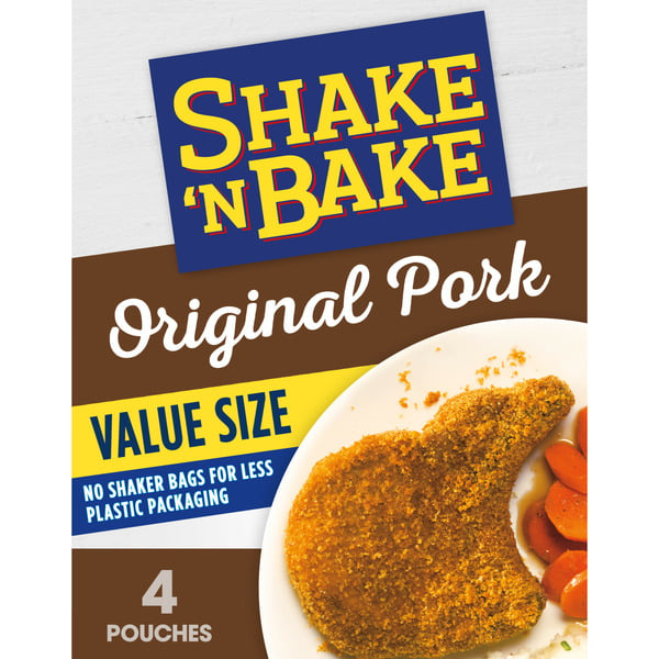 Marinades & Meat Preparation Shake 'N Bake Original Pork Seasoned Coating Mix Value Size hero