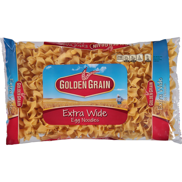 Dry Pasta Golden Grain Egg Noodles, Extra Wide hero