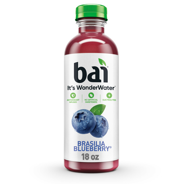 Water, Seltzer & Sparkling Water Bai Brasilia Blueberry, Antioxidant Infused Beverage hero