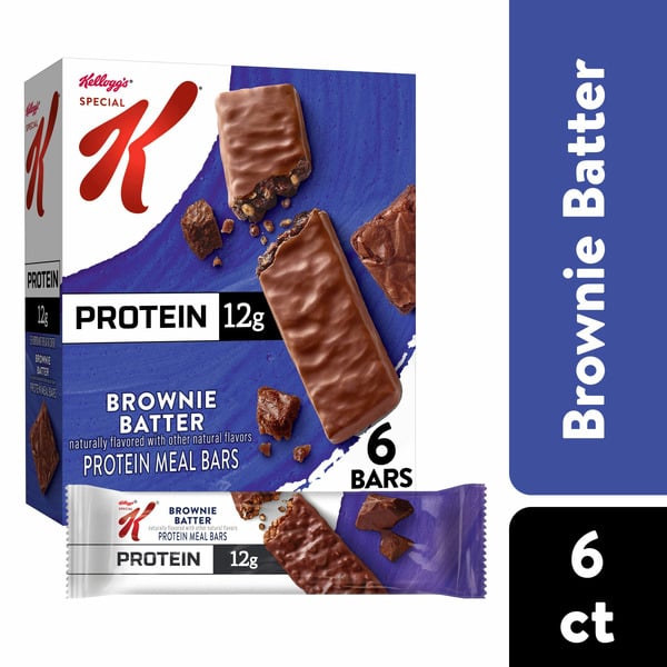 Energy & Granola Bars Kellogg’s Special K Protein Meal Bars, 12g Protein Snacks, Meal Replacement, Brownie Batter hero