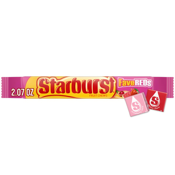 Candy & Chocolate STARBURST FaveREDs Fruit Chews Chewy Candy Full Size hero