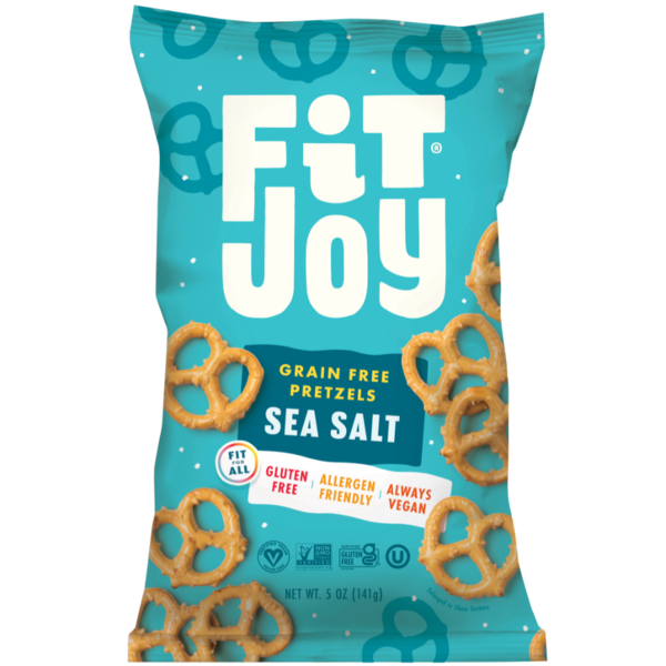 Chips & Pretzels FitJoy Grain Free Sea Salt Pretzel Twists hero