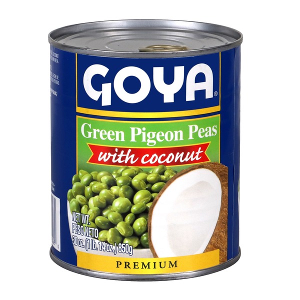 Canned/Jarred Vegetables Goya Green Pigeon Peas with Coconut hero