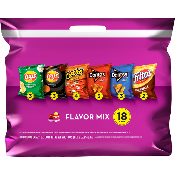 Snacks Frito Lay Flavor Mix Snacks Variety Pack hero