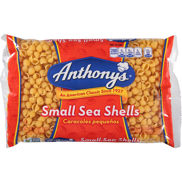 Dry Pasta Anthony's Sea Shells, Small hero