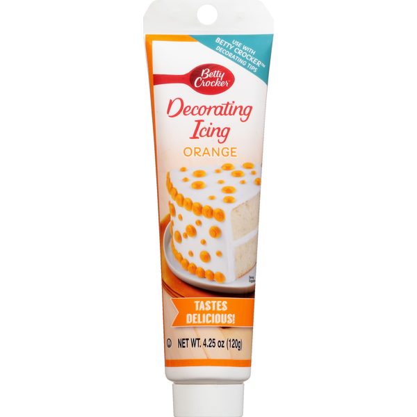 Baking Supplies & Decor Betty Crocker Decorating Icing, Orange hero