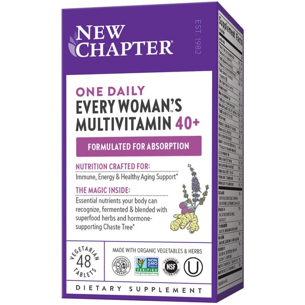 Vitamins & Supplements New Chapter Every Woman's One Daily 40+ Multi, Immune, Energy Support hero