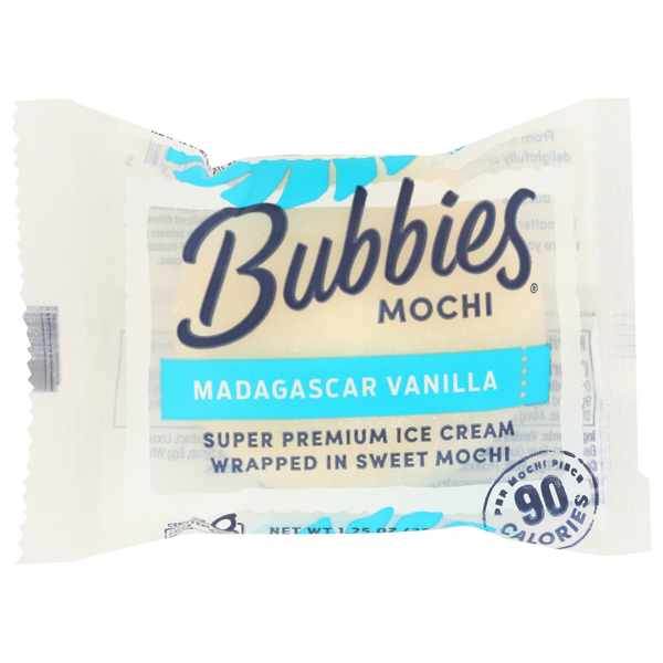 Cookies & Cakes Bubbies Mochi Ice Cream - Individually Wrapped Vanilla hero