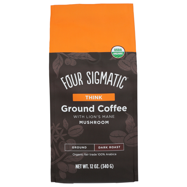 Four Sigmatic Think Coffee Lion's Mane Ground hero