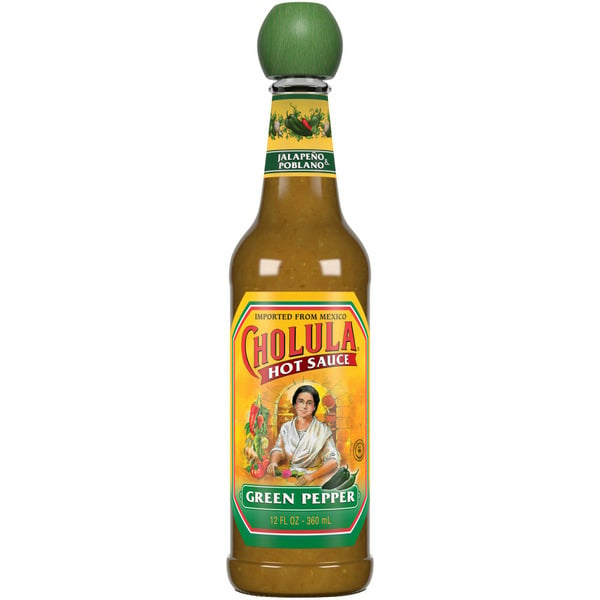 Condiments Cholula® Green Pepper Hot Sauce hero