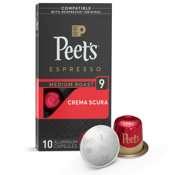 Coffee Peet's Coffee Espresso Capsules for Nespresso Original Line, Crema Scura Medium Roast hero