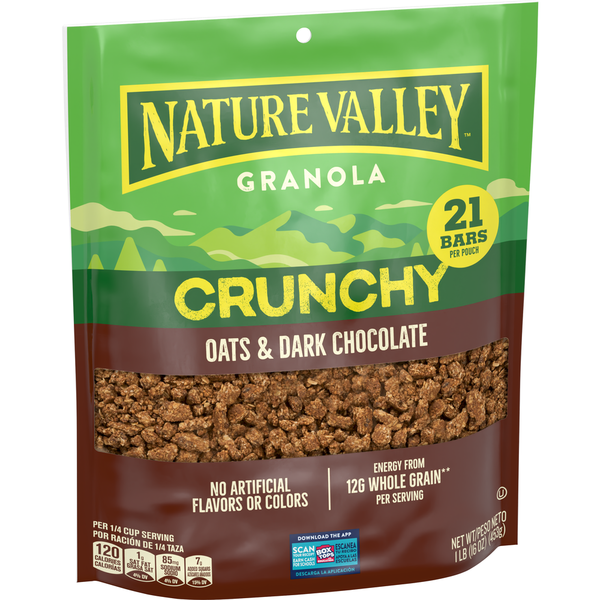 Granola Nature Valley Whole Grain Oats and Dark Chocolate Crunchy Granola hero