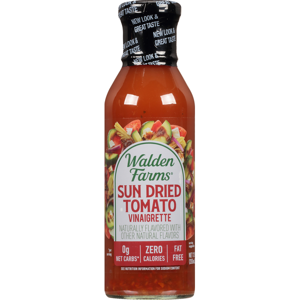 Salad Dressing & Toppings Walden Farms Vinaigrette, Sun Dried Tomato hero