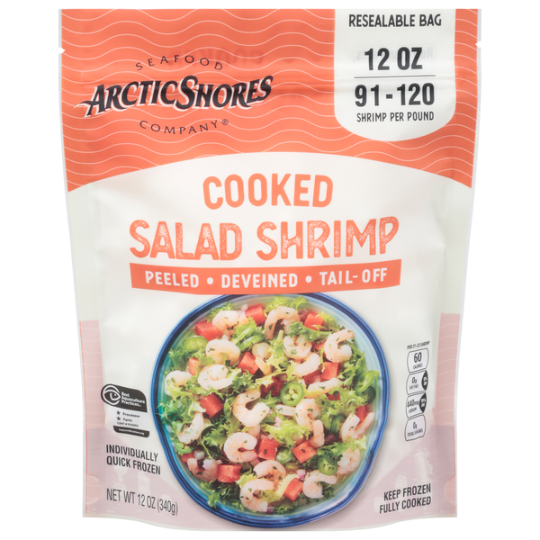 Frozen Meat & Seafood Artic Shores Salad Shrimp, Cooked hero