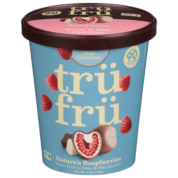 Frozen Dessert Tru Fru Nature's Raspberries, Milk Chocolate hero