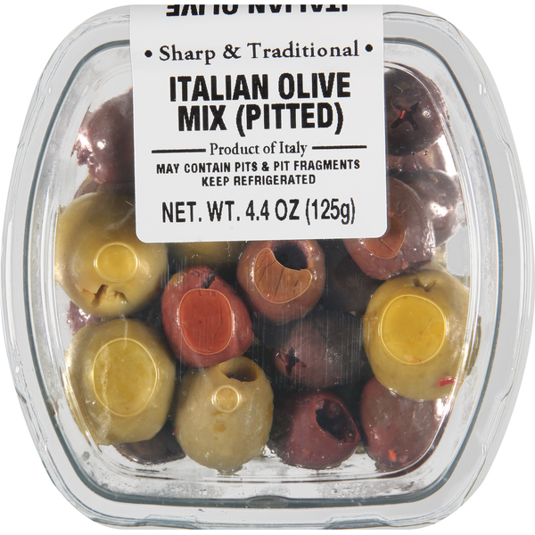 Specialty Cheeses International Gourmet Olive Mix, Italian, Pitted hero