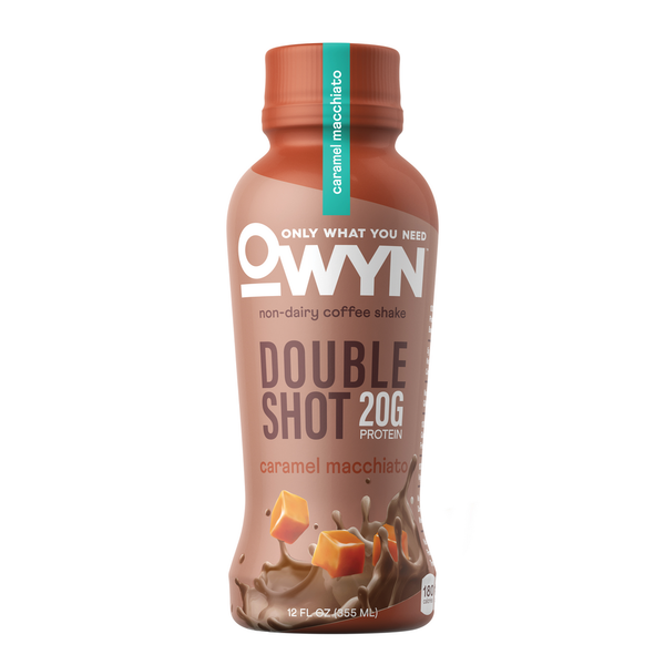 OWYN Caramel Macchiato Protein Non-Dairy Coffee Shake hero