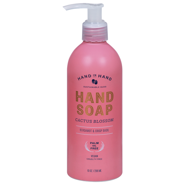 Hand in Hand Hand Soap, Cactus Blossom, Bergamot & Crisp Basil hero