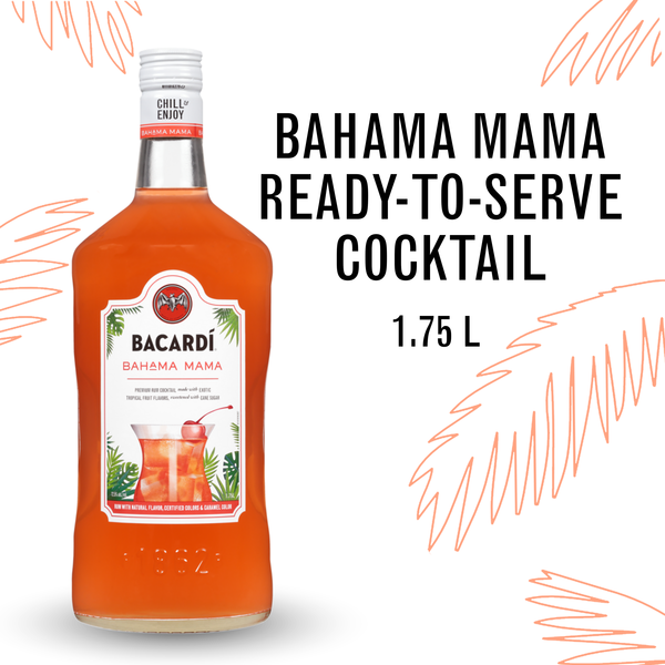 Rum Bacardí® Bahama Mama Gluten Free Premium Rum Cocktail hero