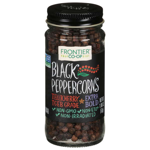 Spices & Seasonings Frontier Co-op Black Peppercorns hero