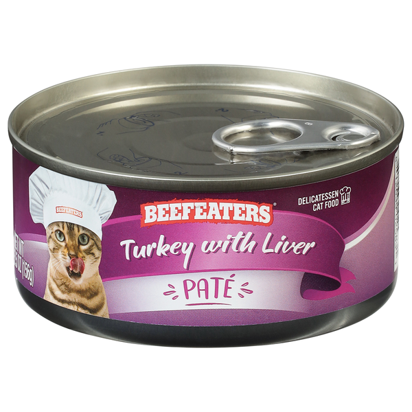 Beefeaters Cat Food, Turkey with Liver, Pate hero