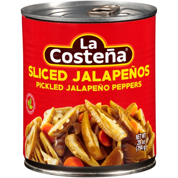 Latino Foods La Costeña Jalapenos, Sliced hero