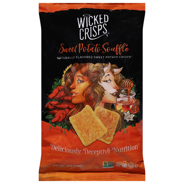 Chips & Pretzels Wicked Crisps Crisps, Sweet Potato Souffle hero