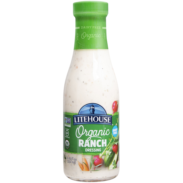 Salad Dressing & Toppings Litehouse Organic Ranch Dressing hero