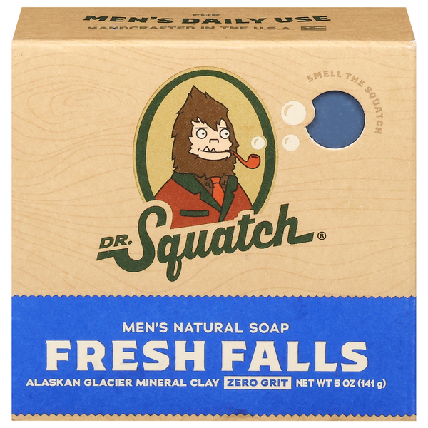 Dr. Squatch Natural Soap, Men's, Fresh Falls hero