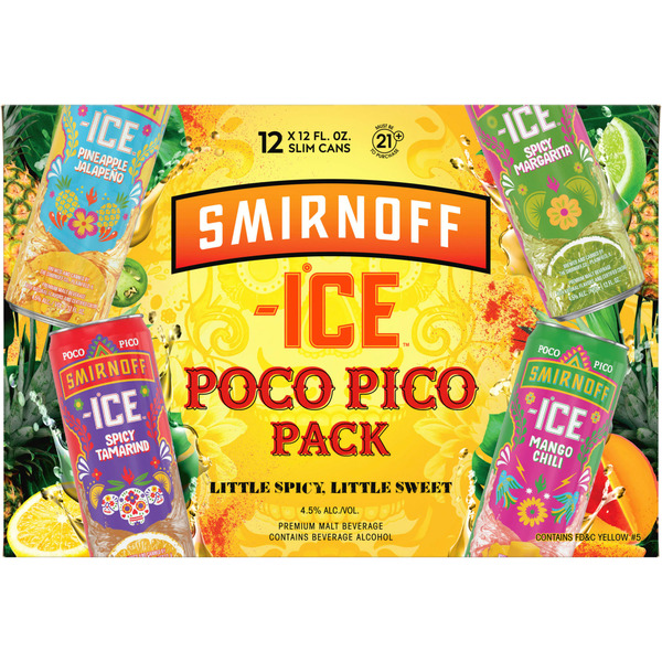 Beers & Coolers Smirnoff Ice Poco Pico Variety Box hero